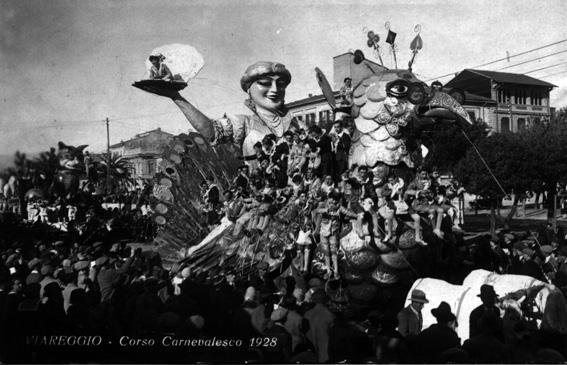 Il trionfo della vita di Umberto Giampieri - Carri grandi - Carnevale di Viareggio 1928