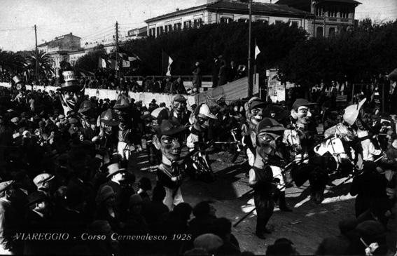 Jockey al carnevale di Guido Tomei - Mascherate di Gruppo - Carnevale di Viareggio 1928