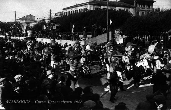 Jockey al carnevale di Guido Tomei - Mascherate di Gruppo - Carnevale di Viareggio 1928
