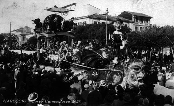 Se quell idiota ci pensasse di Alighiero e Guglielmo Cattani - Carri grandi - Carnevale di Viareggio 1928