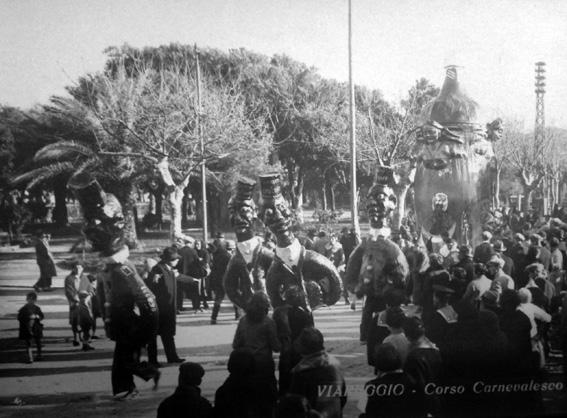 Spirito e spiritati di Michelangelo Marcucci - Mascherate di Gruppo - Carnevale di Viareggio 1928