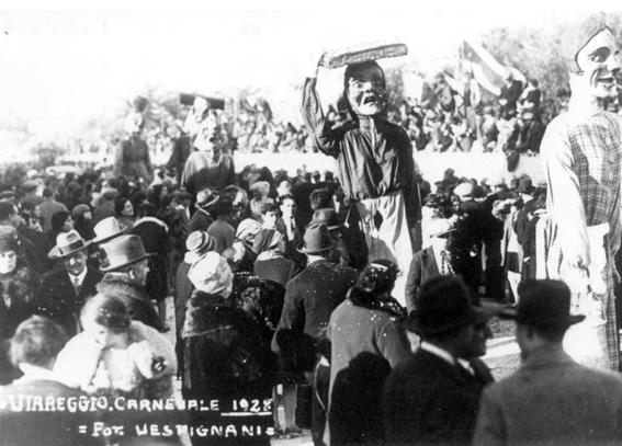 Venditrici in carattere di A. Balestri - Mascherate di Gruppo - Carnevale di Viareggio 1928