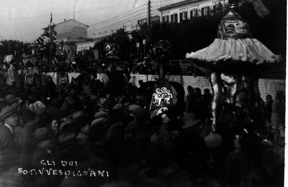 Gli Dei al carnevale di Antonio Pardini - Mascherate di Gruppo - Carnevale di Viareggio 1929