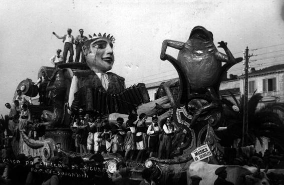 Musica da camera di sicurezza di Umberto Giampieri - Carri piccoli - Carnevale di Viareggio 1929