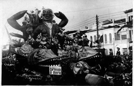 Carnevale si diverte di Antonio D’Arliano - Carri piccoli - Carnevale di Viareggio 1930