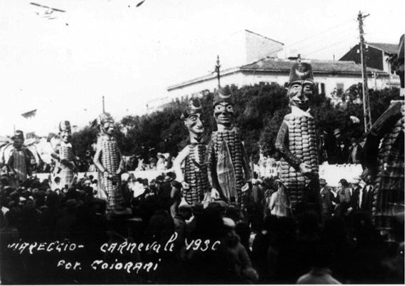 I gran turchi di Guido Tomei - Mascherate di Gruppo - Carnevale di Viareggio 1930