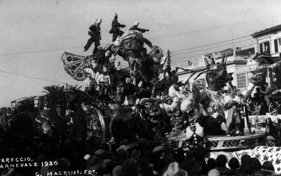 Incantatore incantato di Mario Biondi - Carri grandi - Carnevale di Viareggio 1930