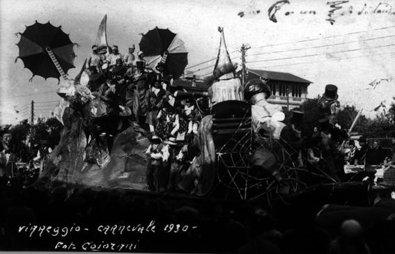 La luna ad un metro di Guido Baroni - Carri piccoli - Carnevale di Viareggio 1930