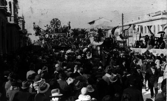 Re carnevale di Alfredo Morescalchi - Maschere Isolate - Carnevale di Viareggio 1930