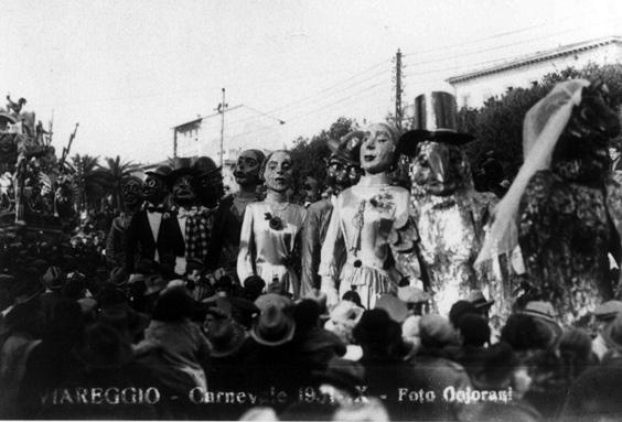 Attualita di Fabrizio Lubrano - Mascherate di Gruppo - Carnevale di Viareggio 1931