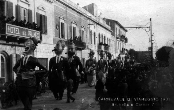 Bruneri o Canella di Raffaello Raffaelli - Mascherate di Gruppo - Carnevale di Viareggio 1931