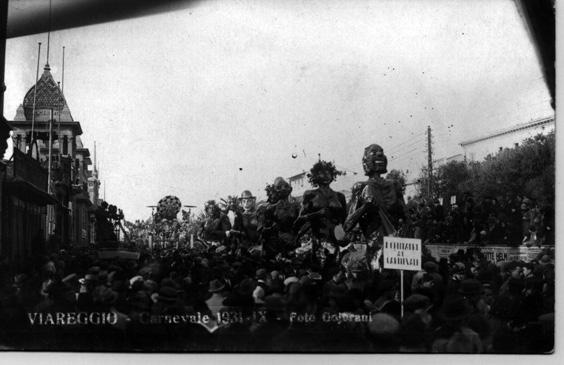 Centauri di Marcello Di Volo - Mascherate di Gruppo - Carnevale di Viareggio 1931