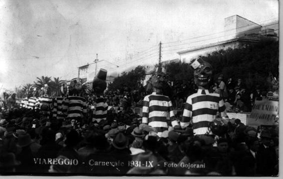 Dopo il verdetto della giuria di Fabrizio Lubrano - Mascherate di Gruppo - Carnevale di Viareggio 1931