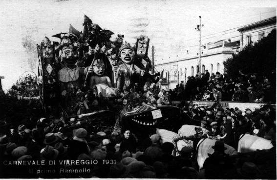 Il primo rampollo di Alighiero Cattani - Carri piccoli - Carnevale di Viareggio 1931