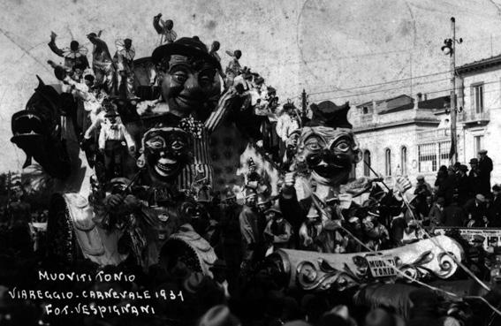 Muoviti Tonio e carnevale di Guido Baroni - Carri grandi - Carnevale di Viareggio 1931