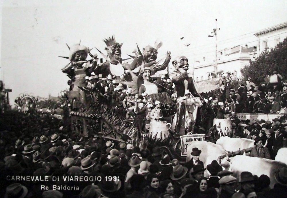 Re baldoria di Francesco Francesconi - Carri piccoli - Carnevale di Viareggio 1931