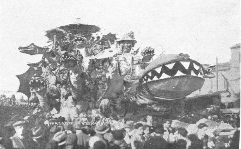 Carnevale in sogno di Antonio D’Arliano - Carri grandi - Carnevale di Viareggio 1932