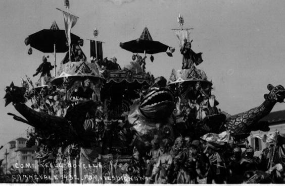 Come nelle novelle di Michelangelo Marcucci - Carri grandi - Carnevale di Viareggio 1932