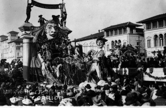 La corrida di Alighiero Cattani - Carri piccoli - Carnevale di Viareggio 1932