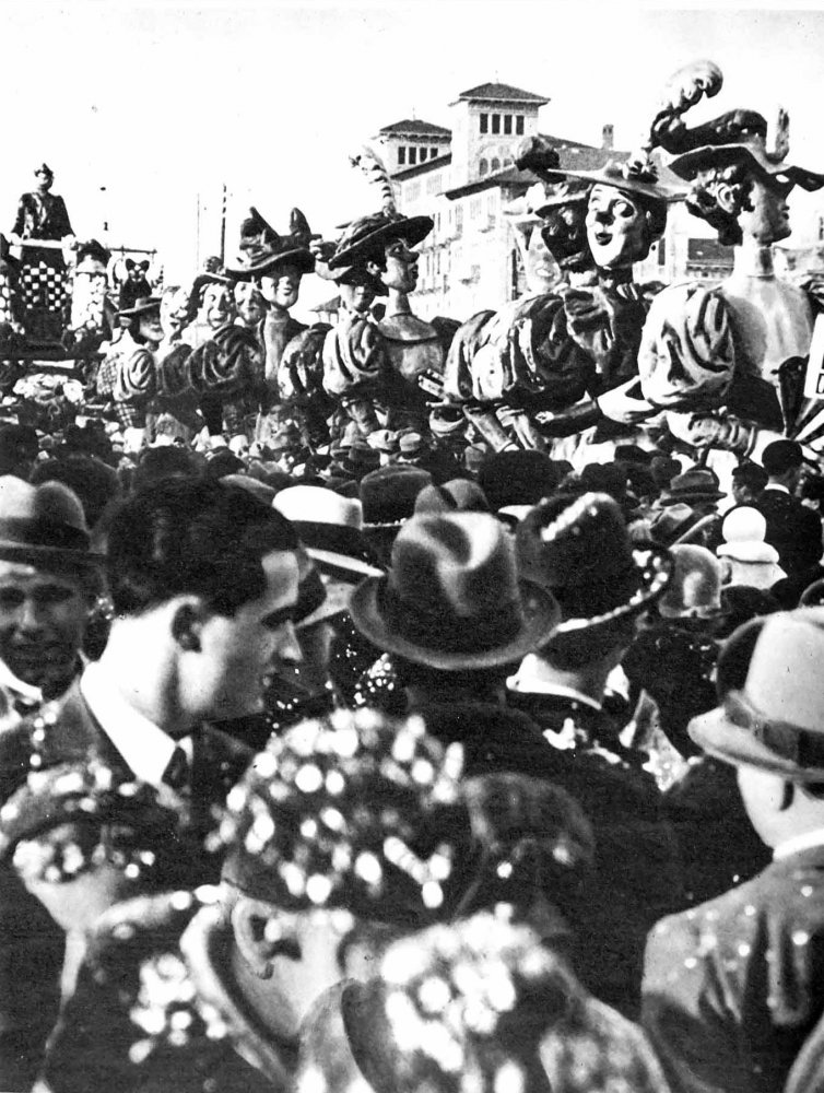 L’ultima moda di Parigi di Alfredo Morescalchi - Mascherate di Gruppo - Carnevale di Viareggio 1932