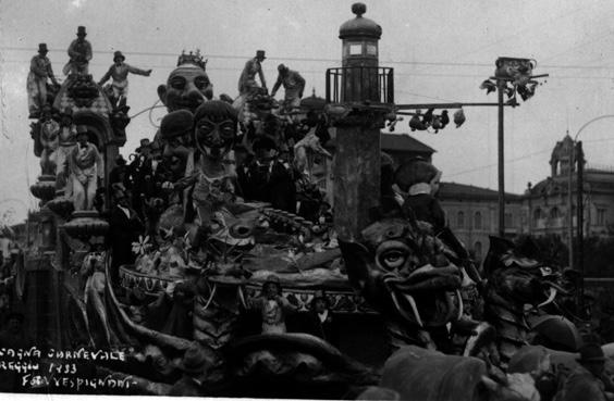 Cuccagna carnevalesca di Michele Pescaglini - Carri grandi - Carnevale di Viareggio 1933