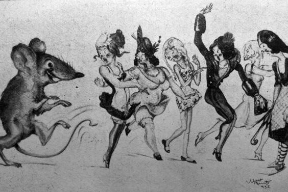 Il ratto delle sabine di Fabio Romani - Mascherate di Gruppo - Carnevale di Viareggio 1933