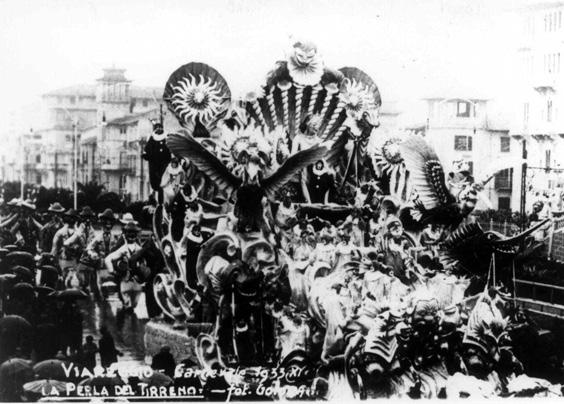 La perla del Tirreno di Alfredo Pardini - Carri grandi - Carnevale di Viareggio 1933