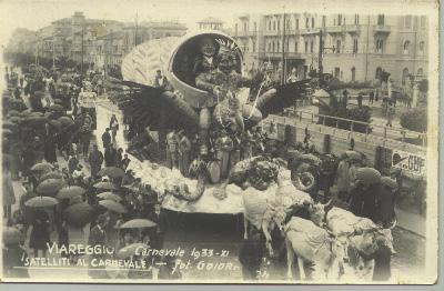 Salomone e la regina di Saba di Fabio Malfatti - Mascherate di Gruppo - Carnevale di Viareggio 1933