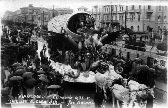 Satelliti al carnevale di Guido Baroni e Bruno Conti - Carri piccoli - Carnevale di Viareggio 1933