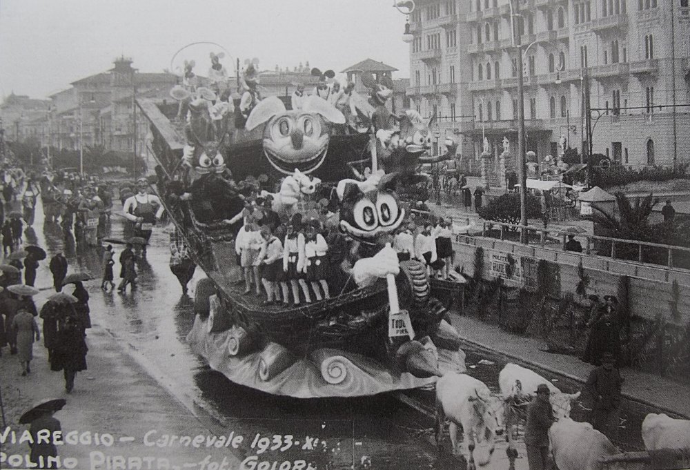 Topolino pirata di Rolando Morescalchi - Carri piccoli - Carnevale di Viareggio 1933