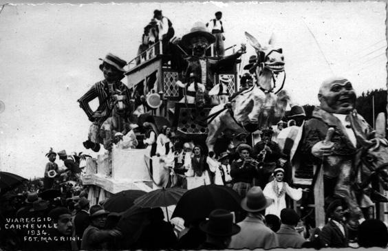 Corriera paesana di Michelangelo Marcucci - Carri grandi - Carnevale di Viareggio 1934