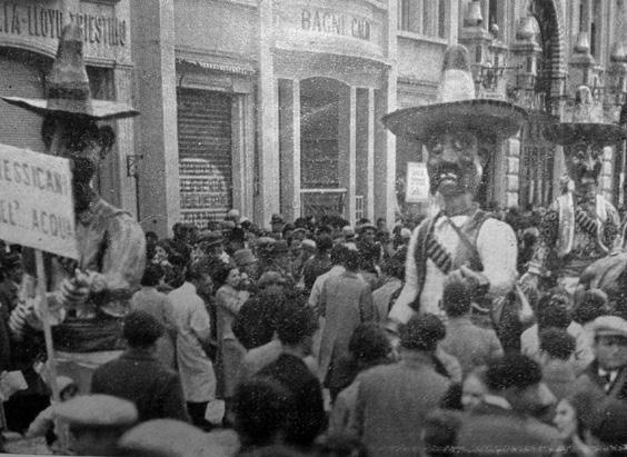 I mosconi dell acqua di Artebano Mazzoni - Mascherate di Gruppo - Carnevale di Viareggio 1934