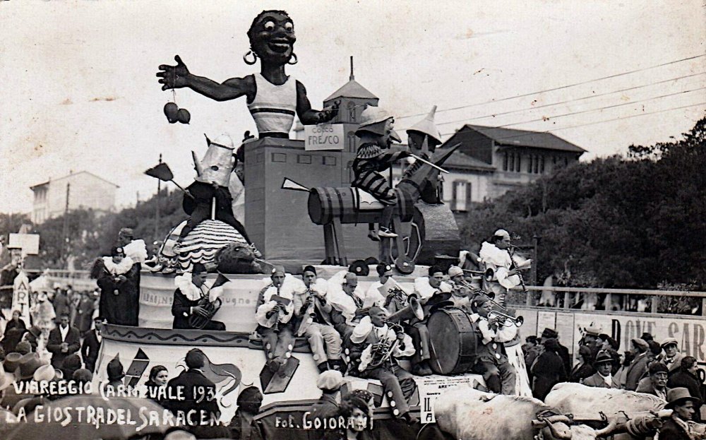 La giostra del saraceno di Dopolavoro Arezzo - Altri Carri - Carnevale di Viareggio 1934