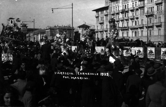 Cacciatori di zanzare di Ettore Contù - Mascherate di Gruppo - Carnevale di Viareggio 1935