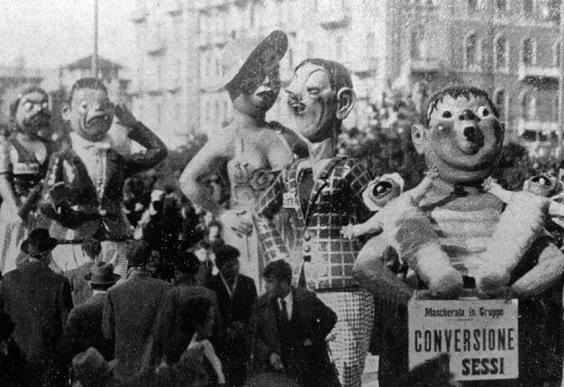 Conversione dei sessi di Ademaro Musetti - Mascherate di Gruppo - Carnevale di Viareggio 1935