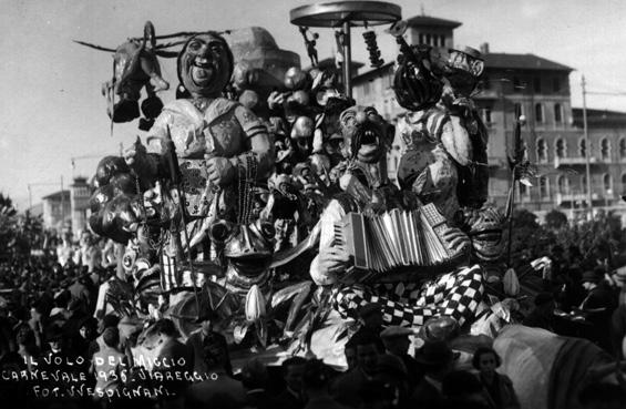 Il volo del miccio di Renato Santini e Enrico Lubrano - Carri piccoli - Carnevale di Viareggio 1935