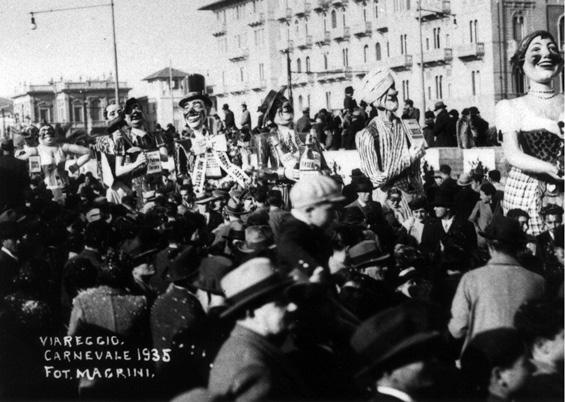 La fiera del libro di Gino Martinelli - Mascherate di Gruppo - Carnevale di Viareggio 1935