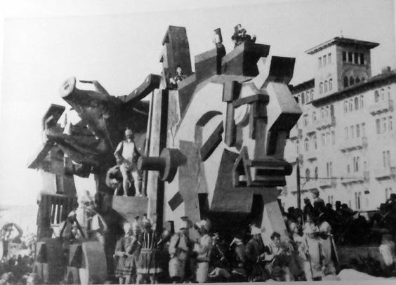 La presa di Troia di OND Viareggio - Carri grandi - Carnevale di Viareggio 1935