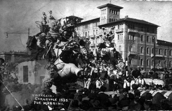 L’amore sui tetti di Guido Baroni - Carri piccoli - Carnevale di Viareggio 1935