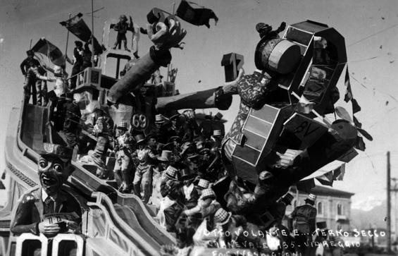 L’otto volante di Michelangelo Marcucci - Carri grandi - Carnevale di Viareggio 1935