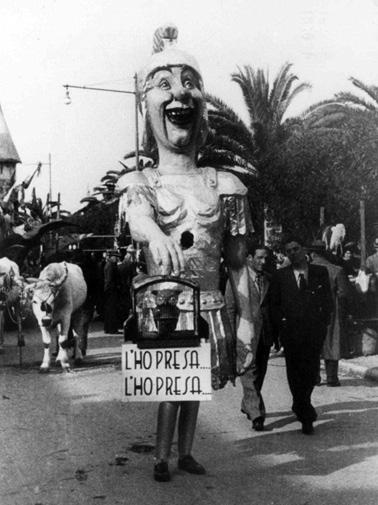 L’ho presa, l’ho presa di Renato Galli - Maschere Isolate - Carnevale di Viareggio 1937