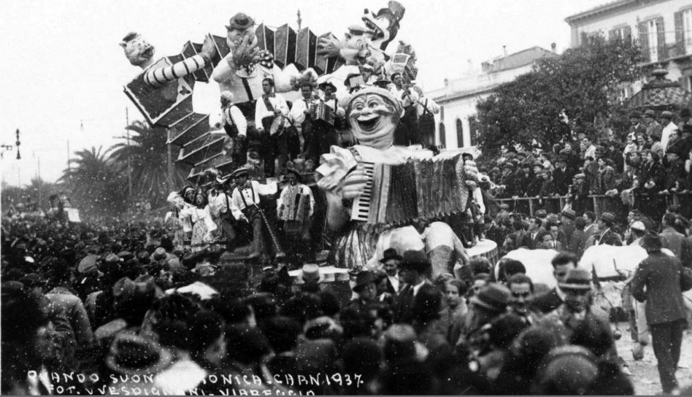 Quando suona Veronica di Rolando Morescalchi - Carri piccoli - Carnevale di Viareggio 1937