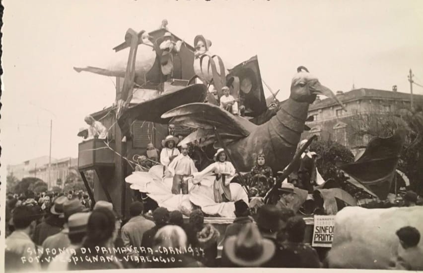 Sinfonie di primavera di Eugenio Pardini - Carri piccoli - Carnevale di Viareggio 1937