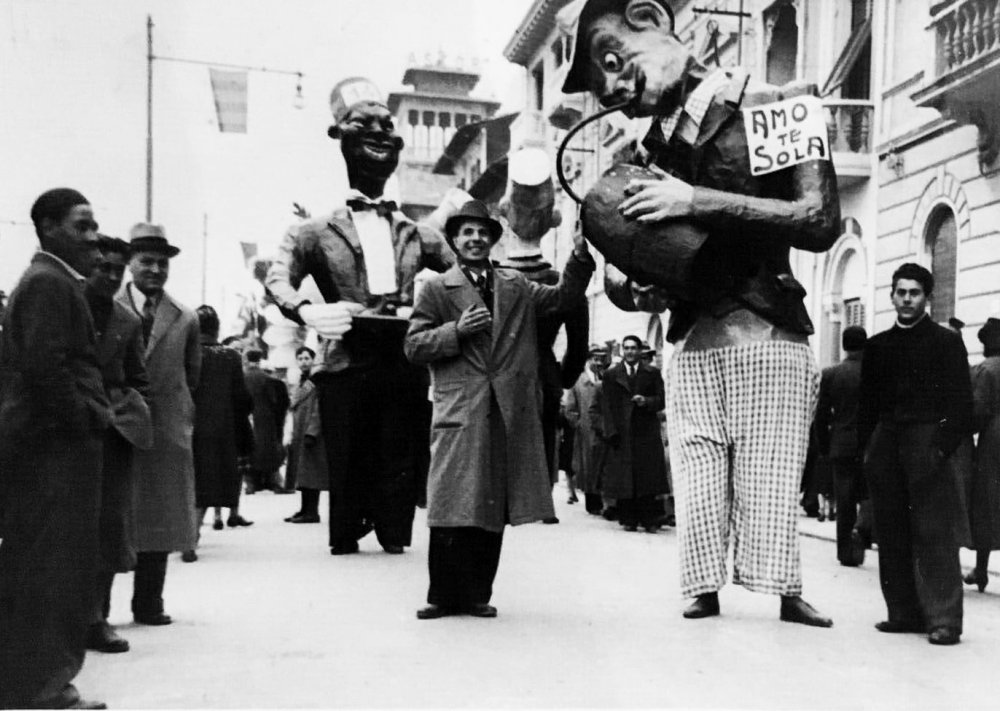 Amo te sola di Guido Giannoni - Maschere Isolate - Carnevale di Viareggio 1938