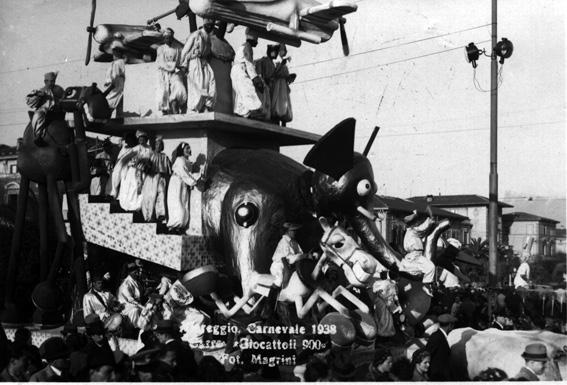 Baraonda culinaria di Alfredo Morescalchi - Mascherate di Gruppo - Carnevale di Viareggio 1938