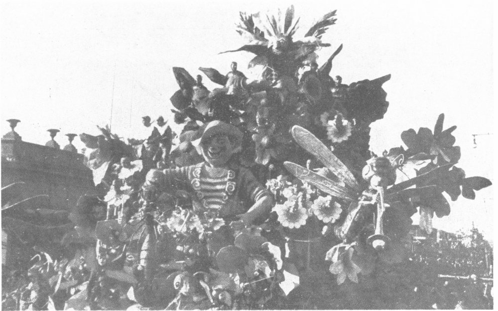 Carnevale in fiore di Michele Pardini - Carri grandi - Carnevale di Viareggio 1938