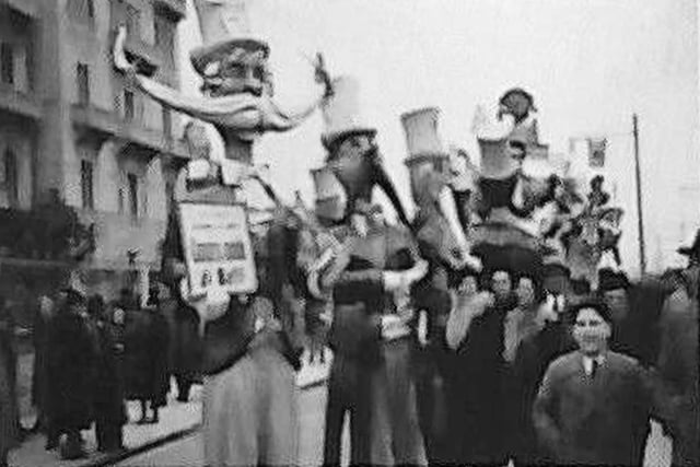 Concorso mondiale di baffi di Fortunato Pardini - Mascherate di Gruppo - Carnevale di Viareggio 1938