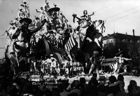 Paesanella di Michelangelo Marcucci - Carri grandi - Carnevale di Viareggio 1938