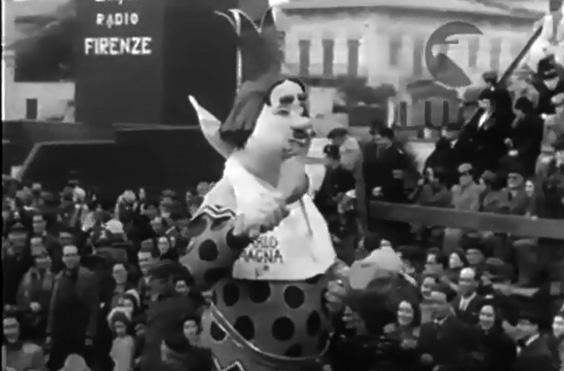 Carlo magna di Alfredo Morescalchi - Maschere Isolate - Carnevale di Viareggio 1939