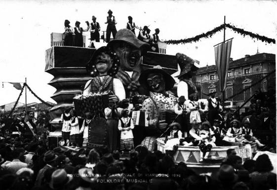 Folclore musicale di Carlo Bomberini - Carri piccoli - Carnevale di Viareggio 1939